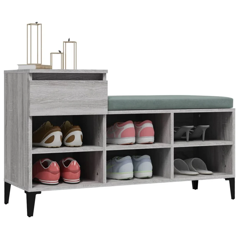 Flurbank mit Schuhregal & Schublade, 102 cm