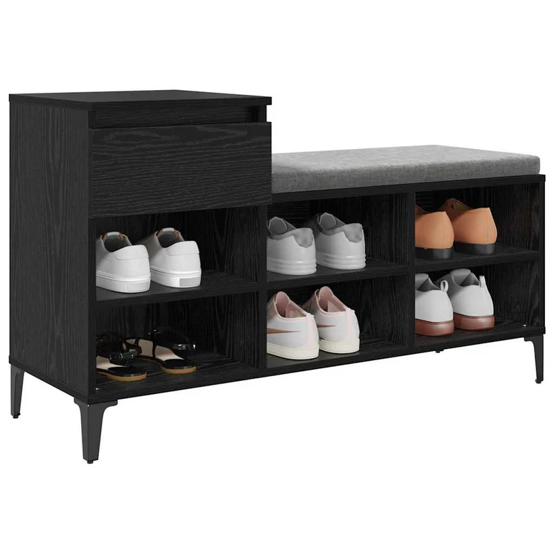Flurbank mit Schuhregal & Schublade, 102 cm
