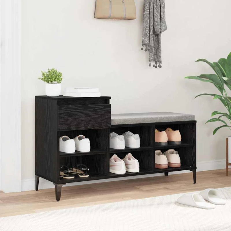 Flurbank mit Schuhregal & Schublade, 102 cm