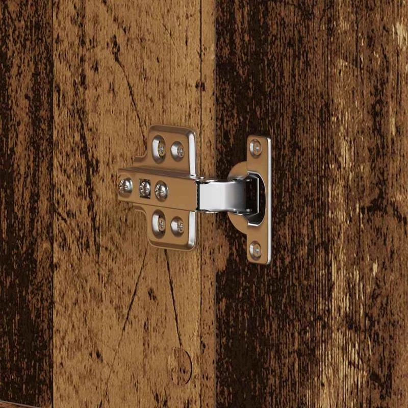 Hoher Schuhschrank mit 5 Ablagen und Kleiderstange