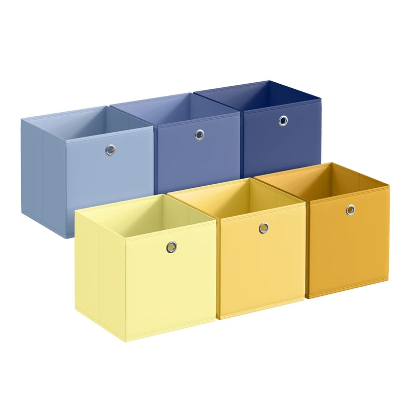 Aufbewahrungsbox 6er Set bunt