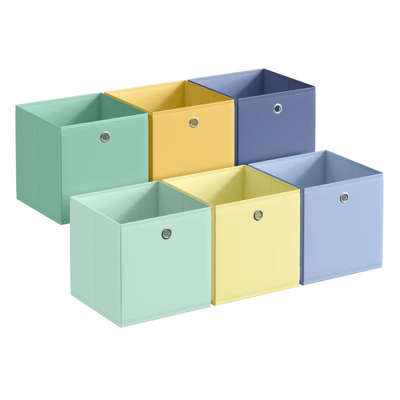 Aufbewahrungsbox 6er Set bunt