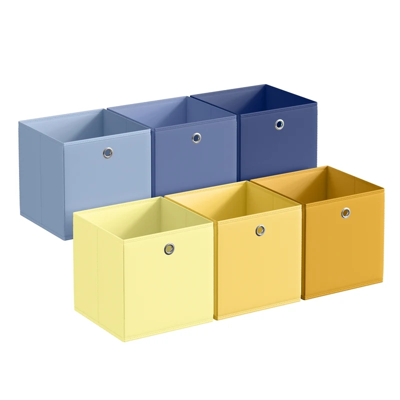 Aufbewahrungsbox 6er Set bunt