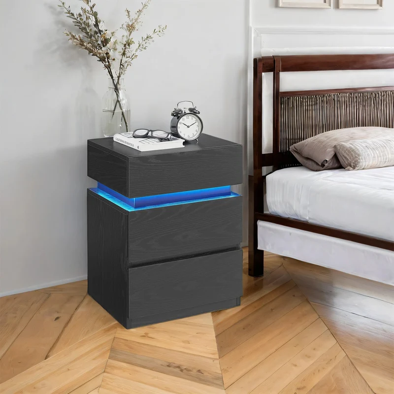 Nachttisch mit LED-Beleuchtung