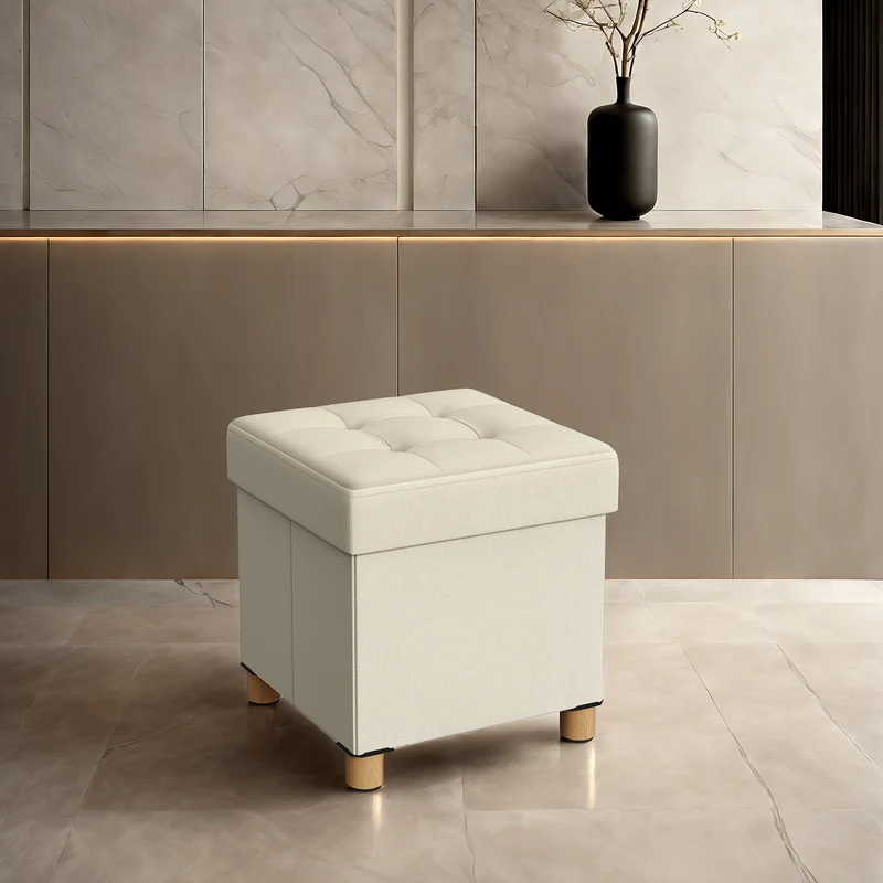 Sitzhocker mit Deckel und Stauraum