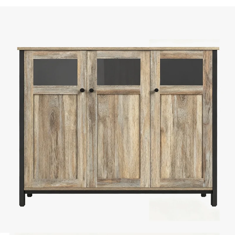 Sideboard vintagebraun-schwarz