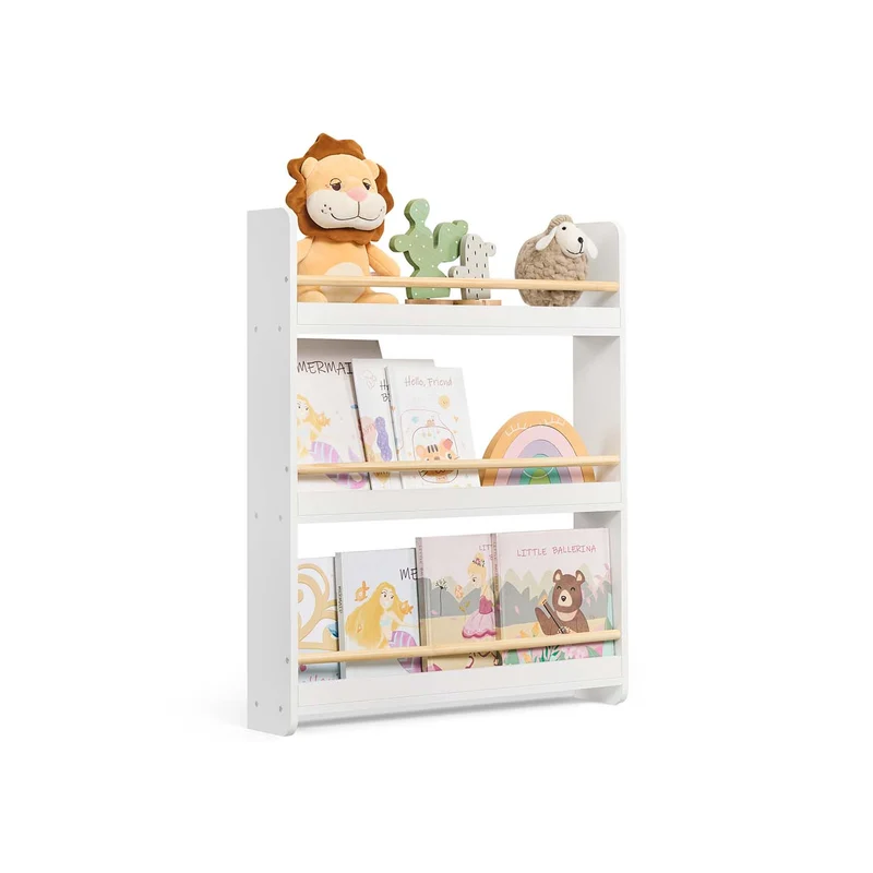 Mehrstöckiges Kinder-Wandregal für Kinderzimmer und Spielzimmer