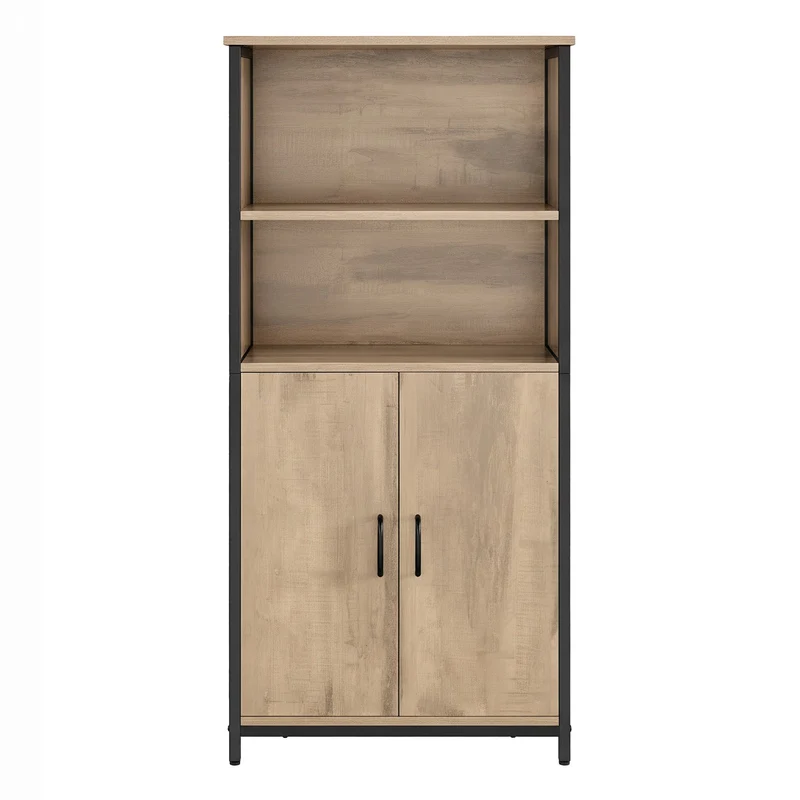 Küchenschrank mit 2 offenen Fächern und einem Schrank