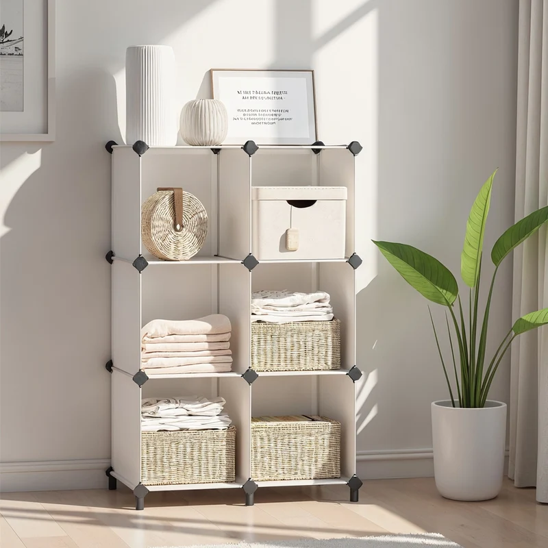 Regalsystem aus Kunststoff