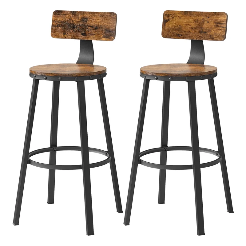 2er Set Barstühle Industrie-Design