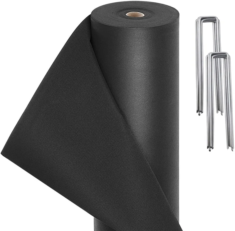 Schwarz Unkrautvlies Unkrautfolie 50 m² (1 m x 50 m)