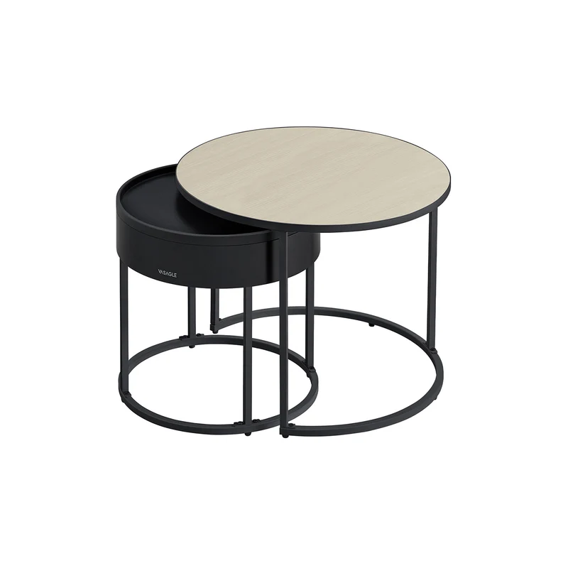 Couchtisch rund 2er Set
