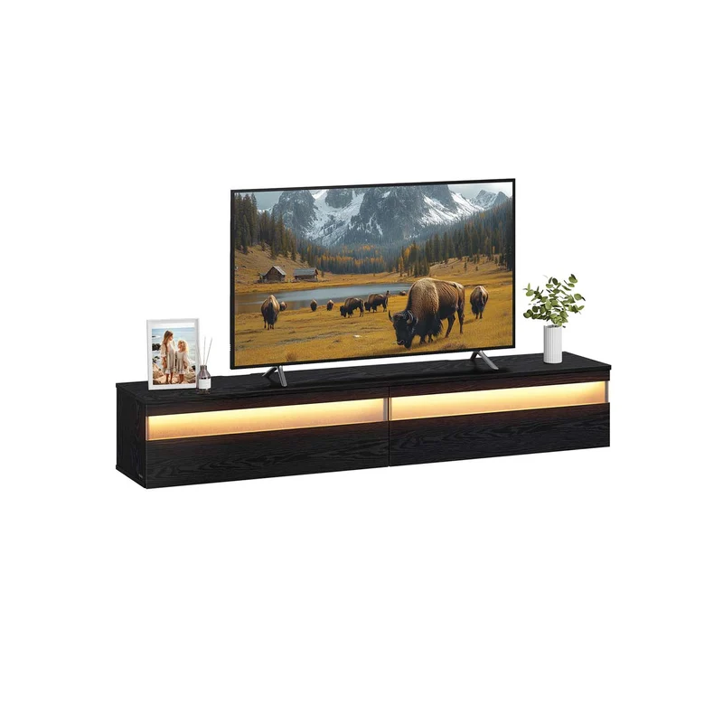 Modernes hängendes TV-Lowboard für stilvolle Wohnzimmer