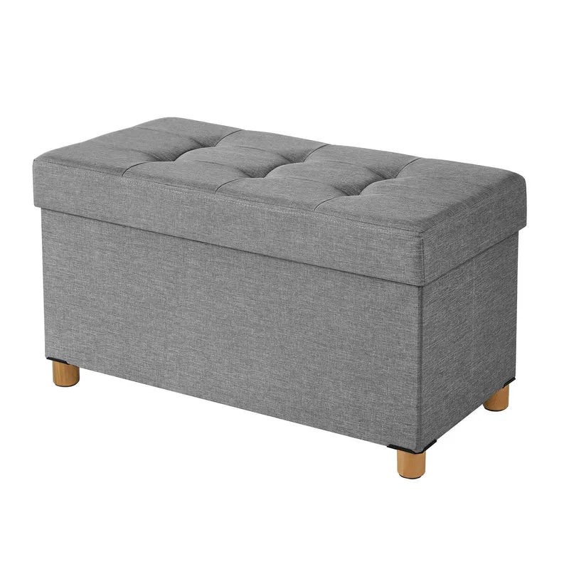 Fußhocker mit Stauraum und Deckel