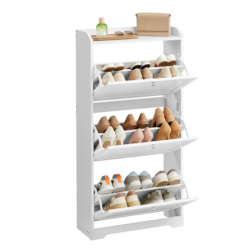 Schuhschrank mit 3 Klappen