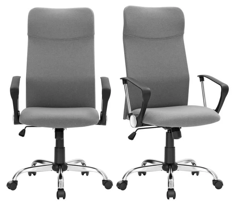 SONGMICS Bürostuhl, 2er Set, ergonomischer Bürostuhl
