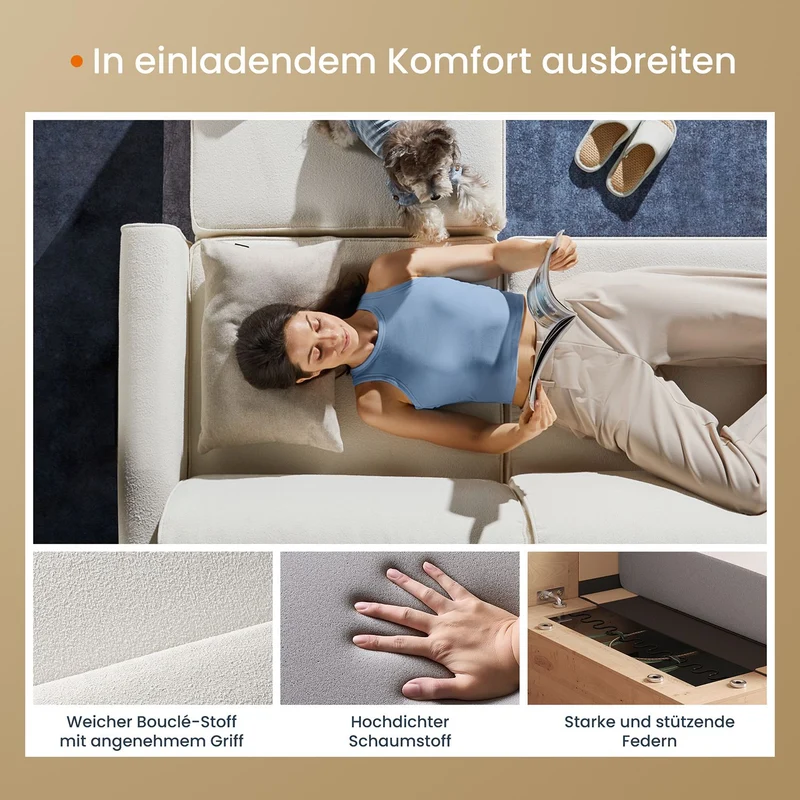 COMBIE Kollektion - 2 Teile Modulares Sofa