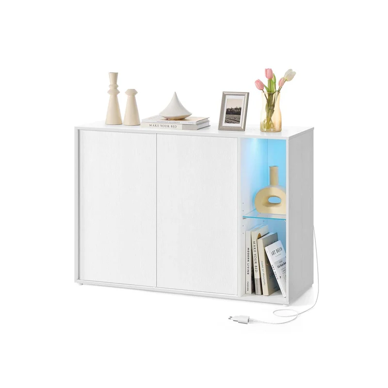 Sideboard mit Beleuchtung und Toolless-Technologie