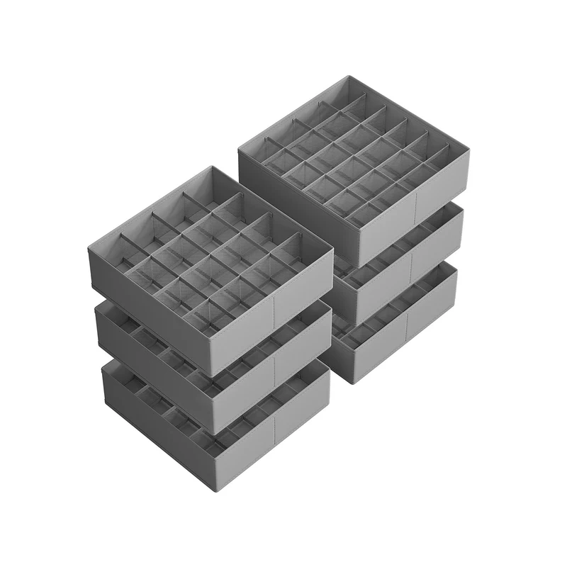 Unterwäsche-Organizer 4er Set mit 80 Fächern
