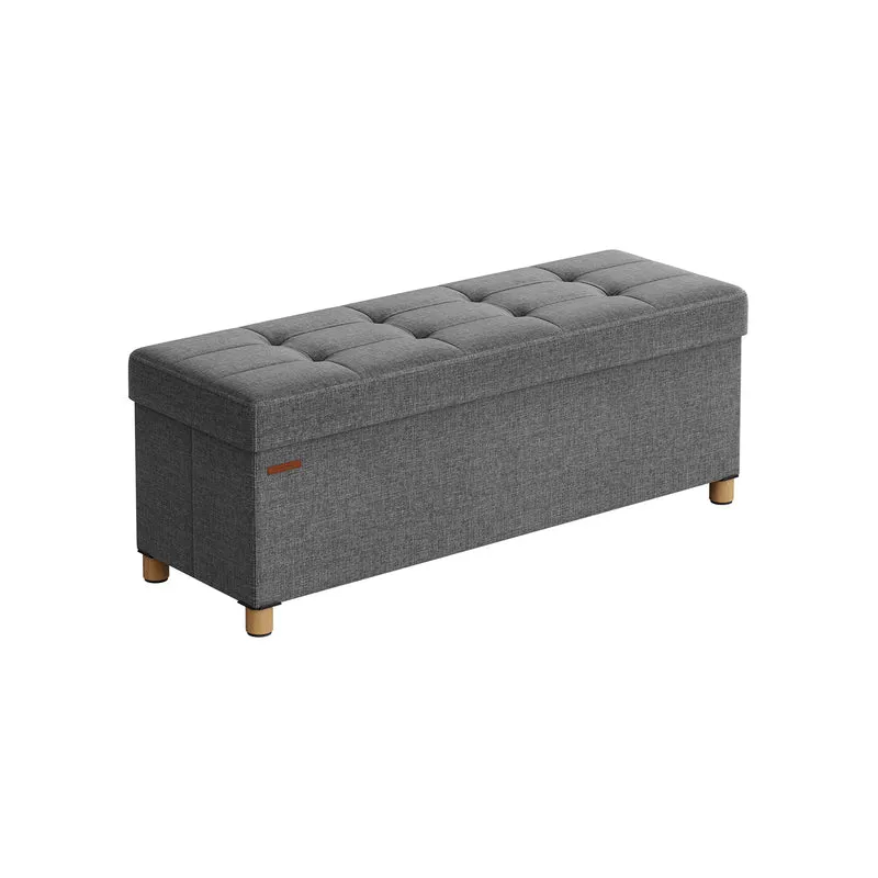 Fußhocker mit Stauraum und Deckel