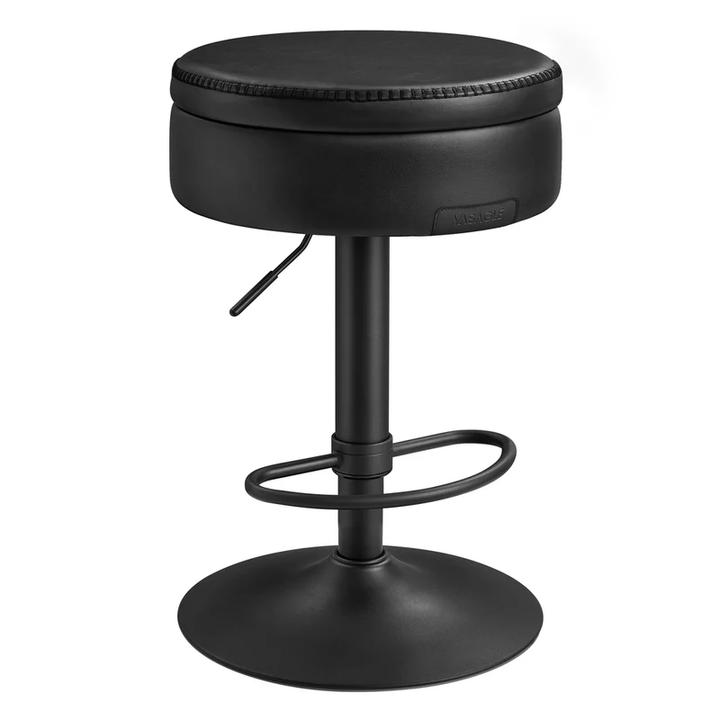 Drehbarer Barhocker mit Stauraum