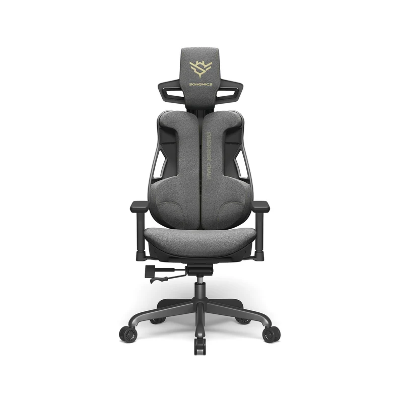 Gaming-Stuhl mit Kopfstütze und Armlehnen