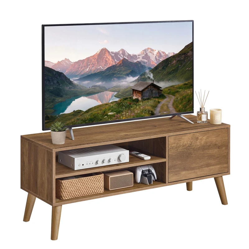 TV-Schrank mit 1 Tür 40 x 120 x 49 cm weiß
