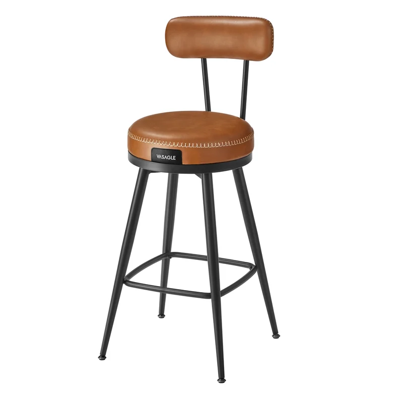 EKHO Kollektion - Barhocker 2er Set aus Kunstleder