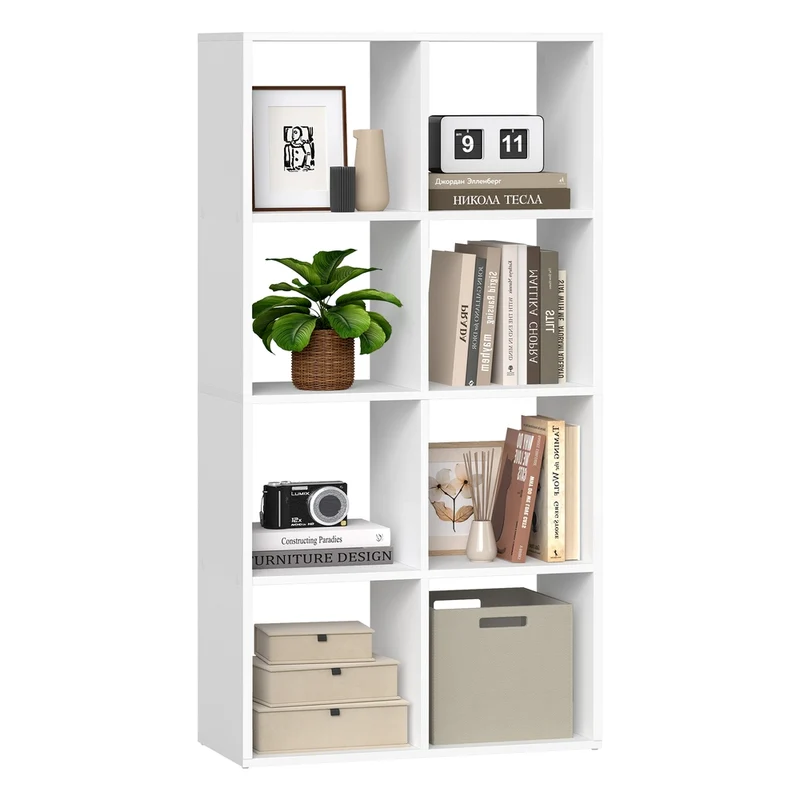 Bücherregal mit 10 Fächern