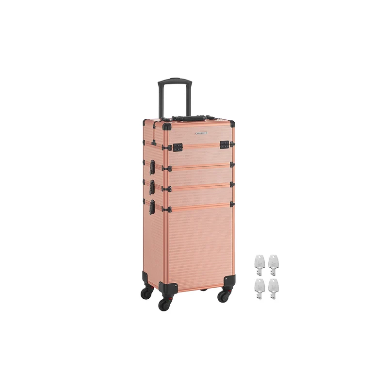 4-in-1 Schminkkoffer abschließbar