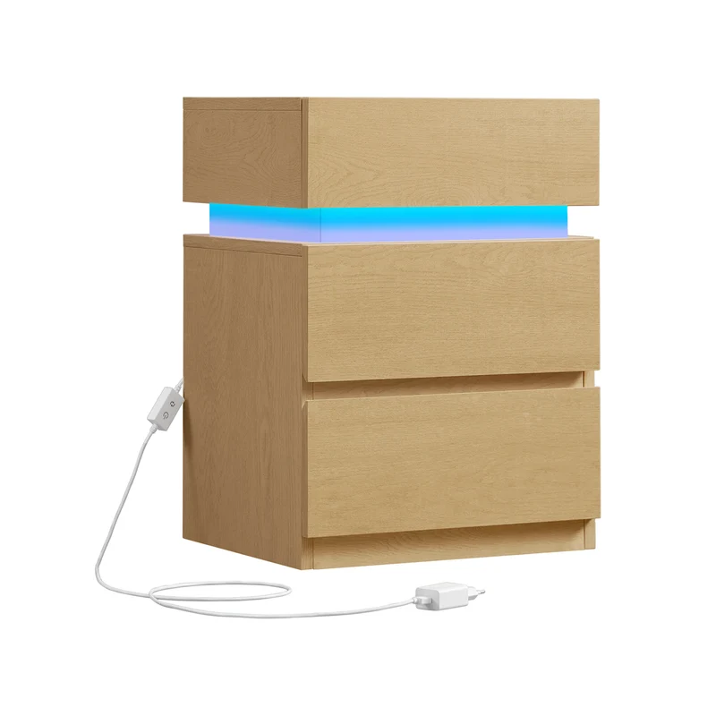 Nachttisch mit LED-Beleuchtung