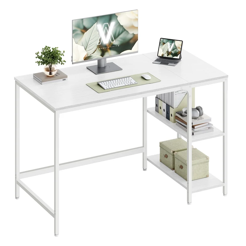 Schreibtisch mit 2 Ablagen Industrie-Design