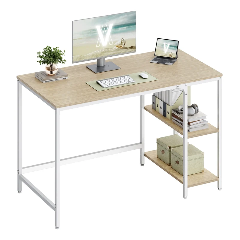 Schreibtisch mit 2 Ablagen Industrie-Design