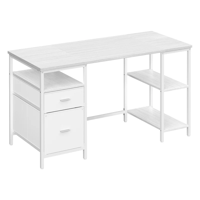Schreibtisch mit 2 Ablagen Industrie-Design