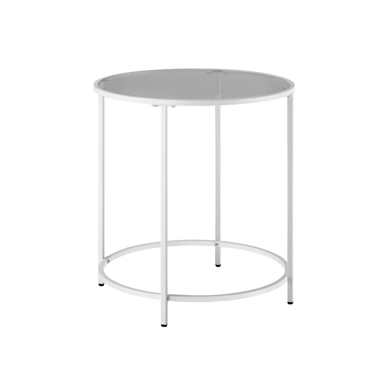 Beistelltisch rund mit Metallgestell