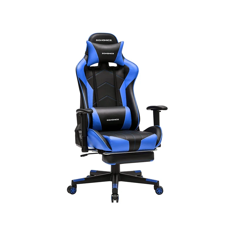 Ergonomischer Schreibtischstuhl mit ausziehbarer Fußstütze