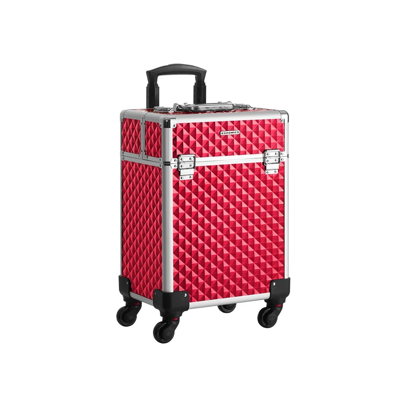 Schminkkoffer mit 4 ausziehbaren Fächern