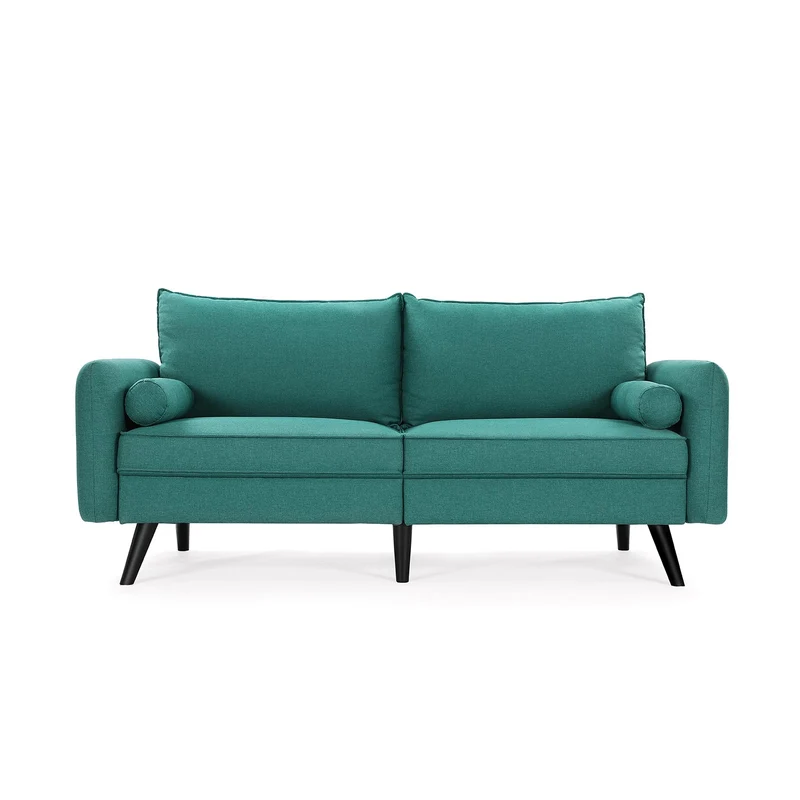 3-Sitzer Sofa mit Bezug aus Leinenimitat