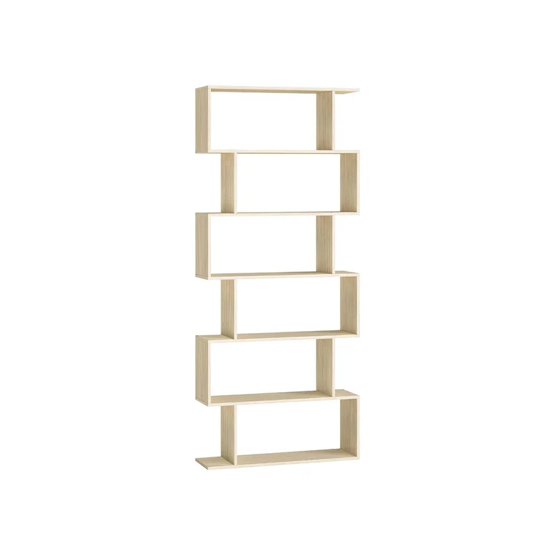 Bücherregal mit offenen Ebenen und stabilem freistehendem Design