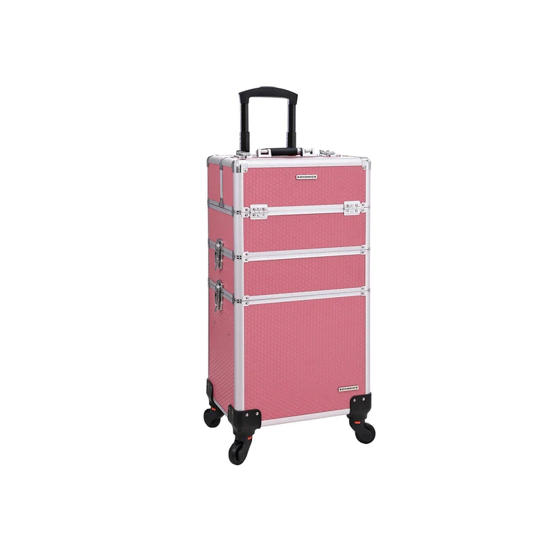 3-in-1 Schminkkoffer mit Universal-Rollen