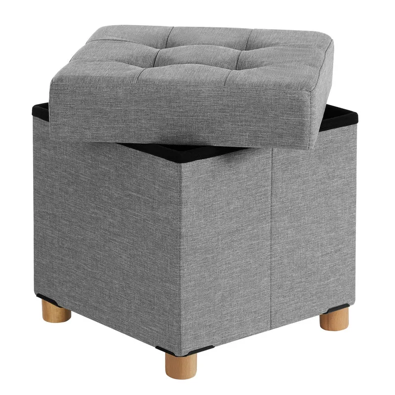 Sitzhocker mit Deckel und Stauraum