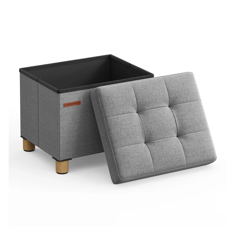 Sitzhocker mit Deckel und Stauraum