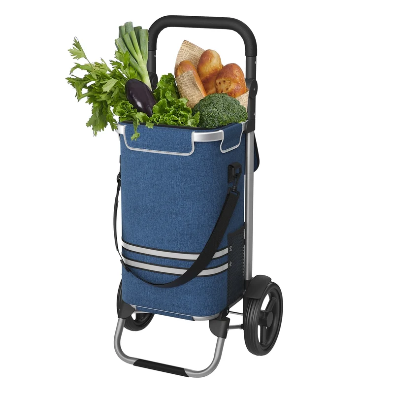 Klappbarer Einkaufstrolley mit Kühlfach