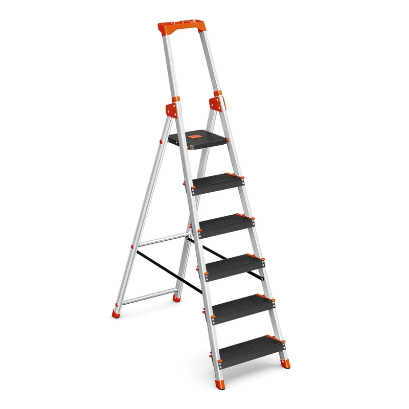 Stehleiter mit 6 Stufen