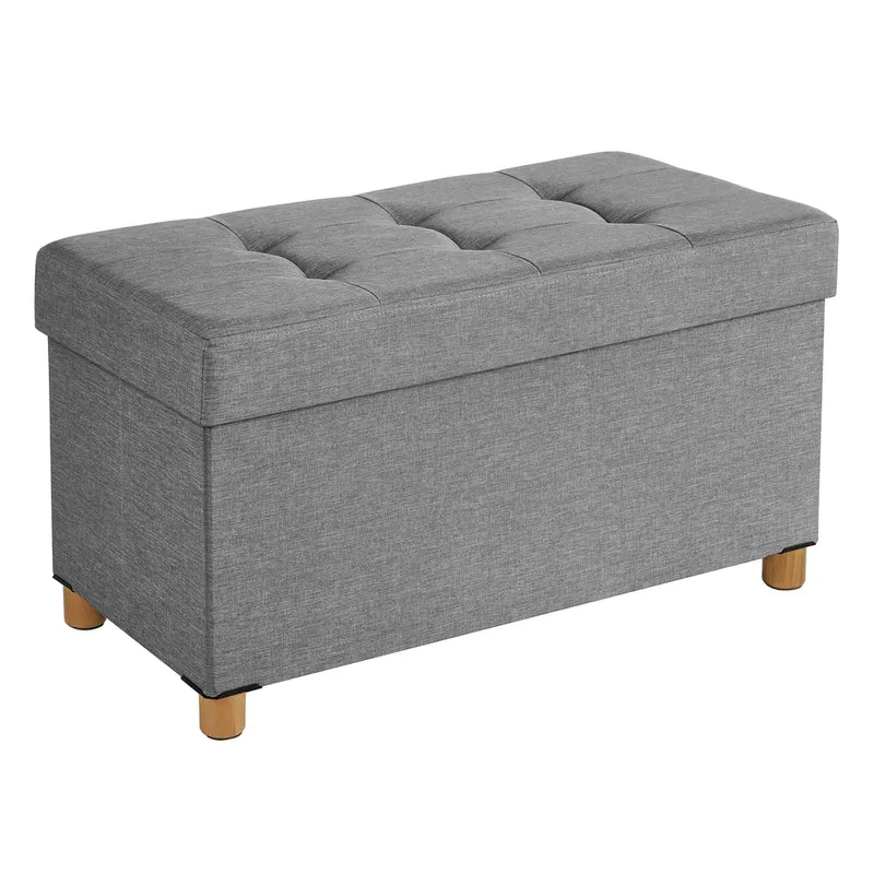 Fußhocker mit Stauraum und Deckel