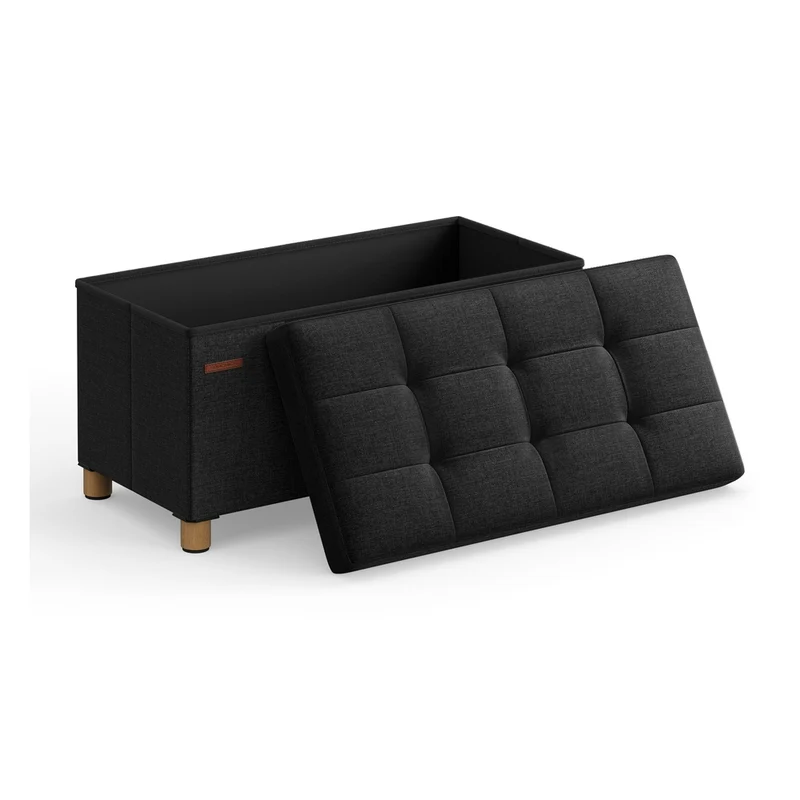 Fußhocker mit Stauraum und Deckel