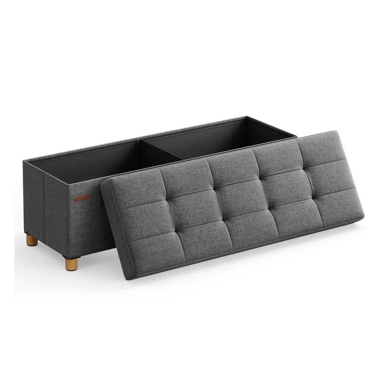 Fußhocker mit Stauraum und Deckel