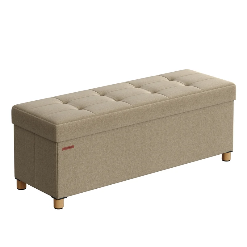 Fußhocker mit Stauraum und Deckel