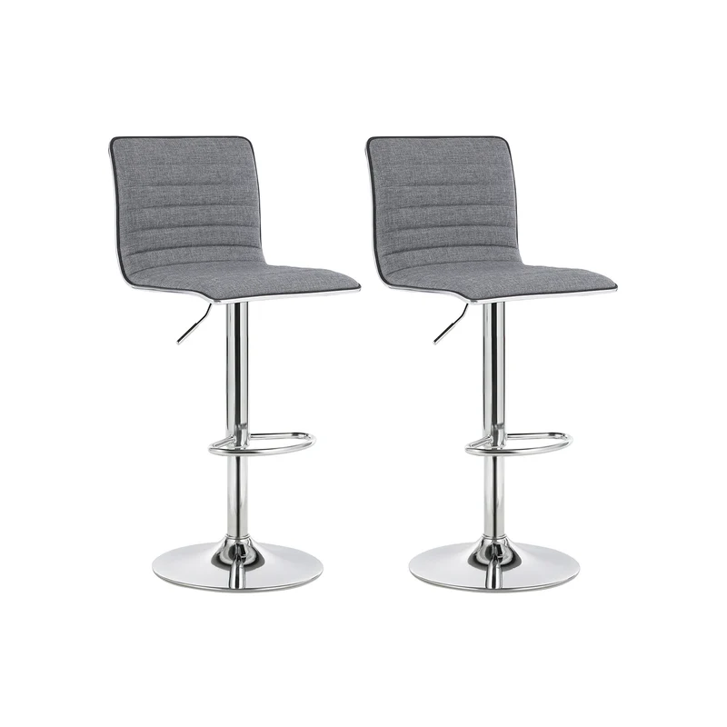 2er-Set Barhocker mit Rückenlehne