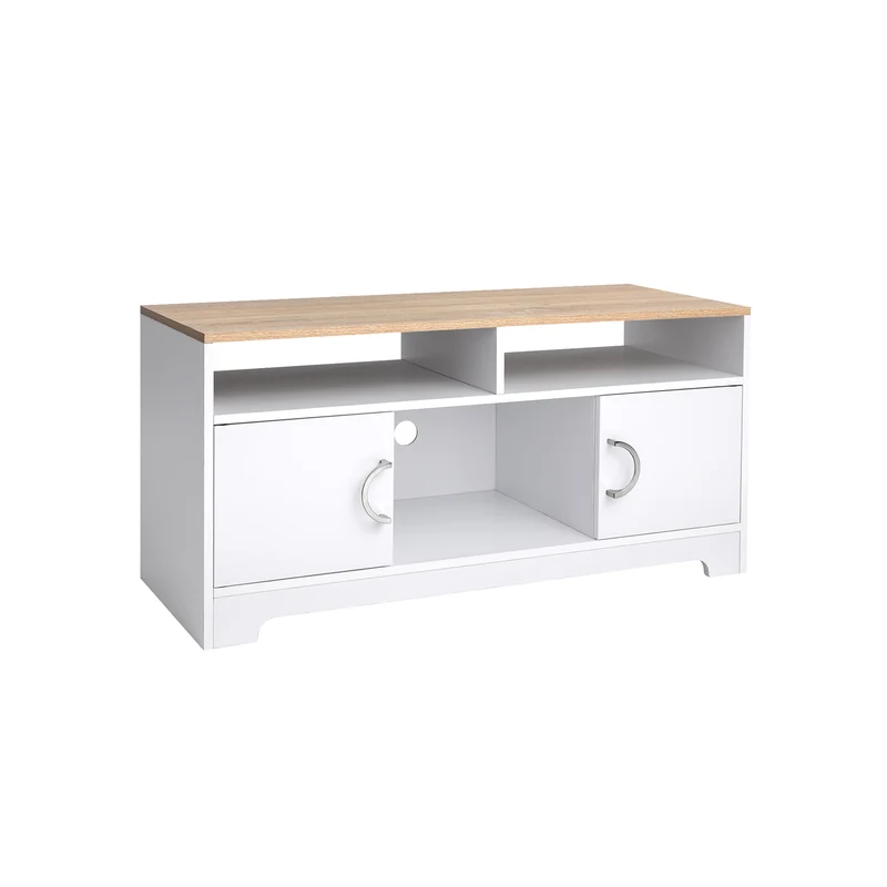 Schlichter TV-Schrank Weiß